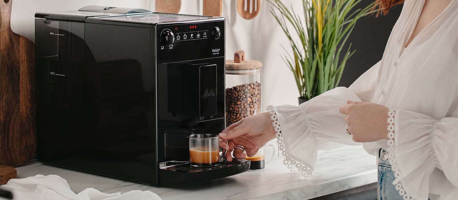Une machine à café grain abordable ! La Melitta Purista Pure Black ? 