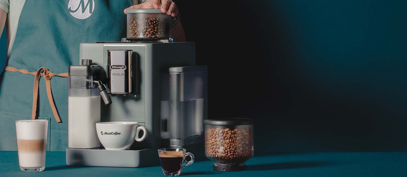 Machine à café De'Longhi, machine à café à grains