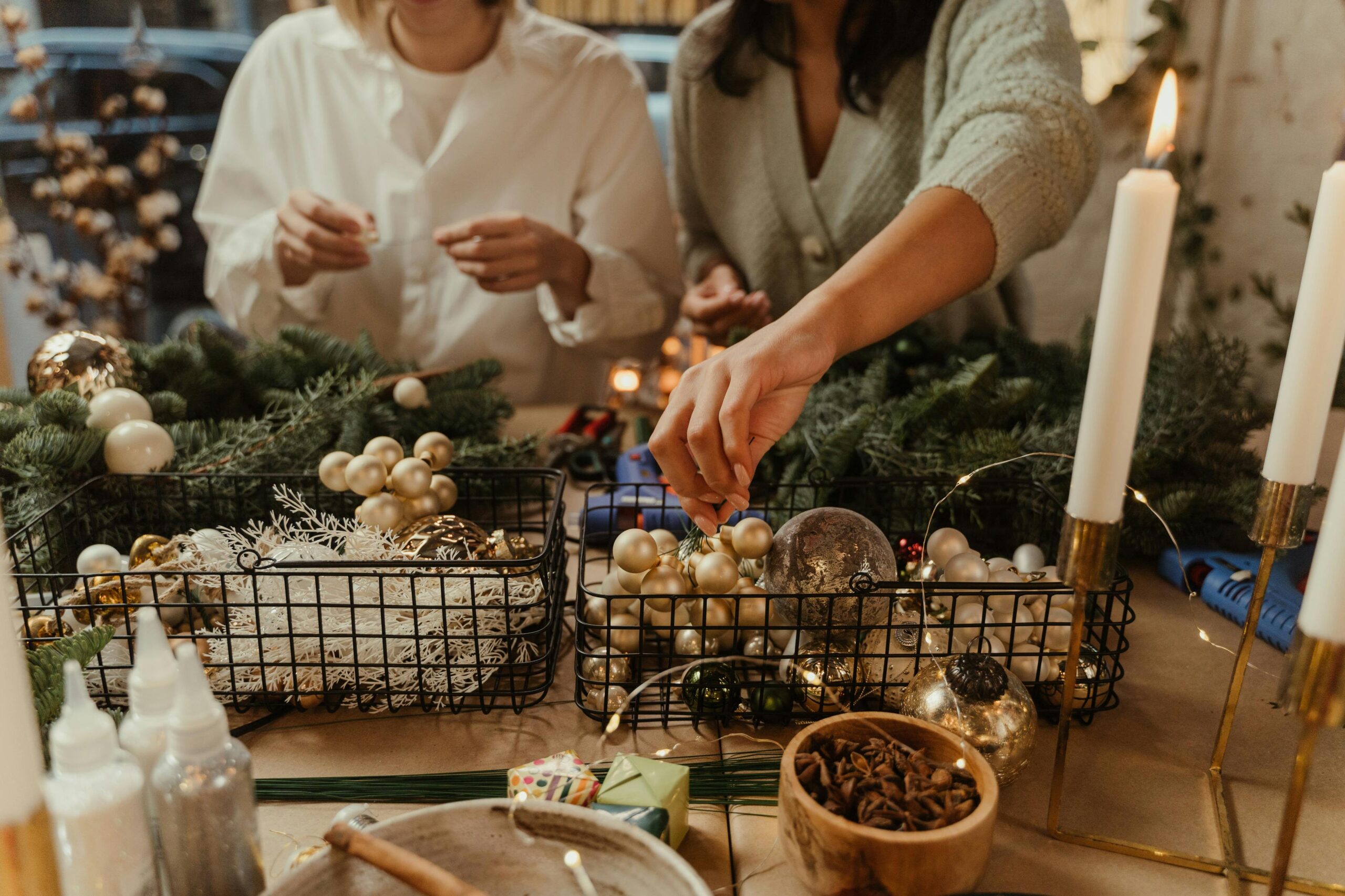 table noël féérique