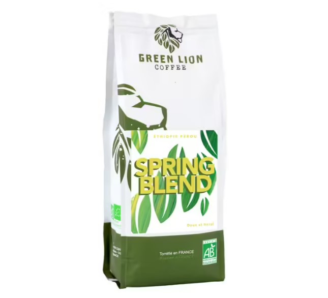 spring blend green lion coffee