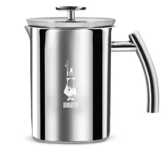 mousseur à lait en acier inoxydable bialetti