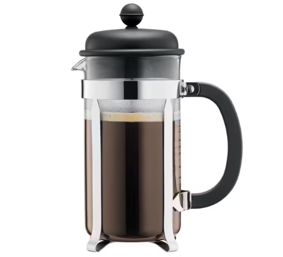 Cafetière à piston Caffettiera noire - 8 tasses / 1 L - BODUM