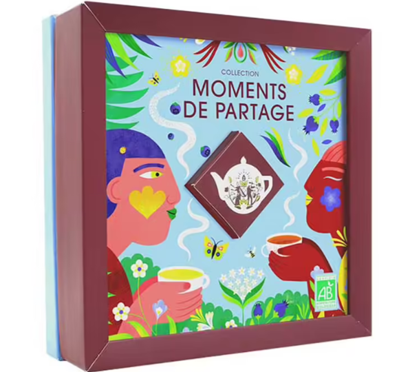 Coffret « Moment de partage » bio - 32 sachets - ENGLISH TEA SHOP